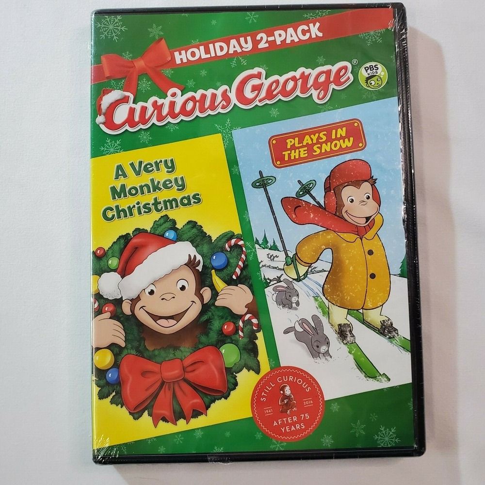 Curious George: Holiday 2-Pack DVD Frank Welker New Sealed